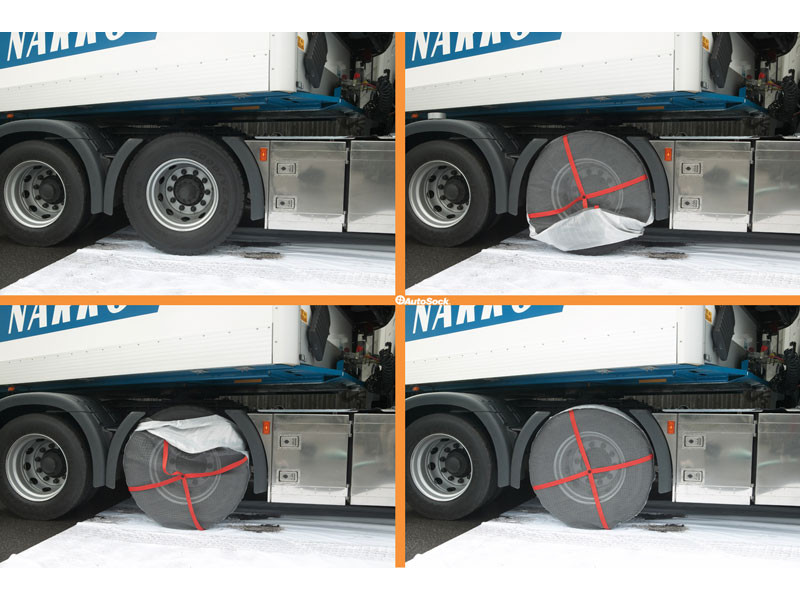 AutoSock AL74 – textilní sněhové řetězy pro nákladní auta