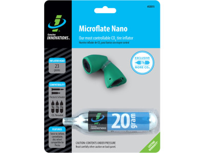 Microflate Nano – cyklo hustilka CO2 Microflate Nano – cyklo hustilka CO2