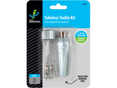 Tubeless Tackle Kit – opravná sada pro bezdušové cyklo pláště Tubeless Tackle Kit – opravná sada pro bezdušové cyklo pláště