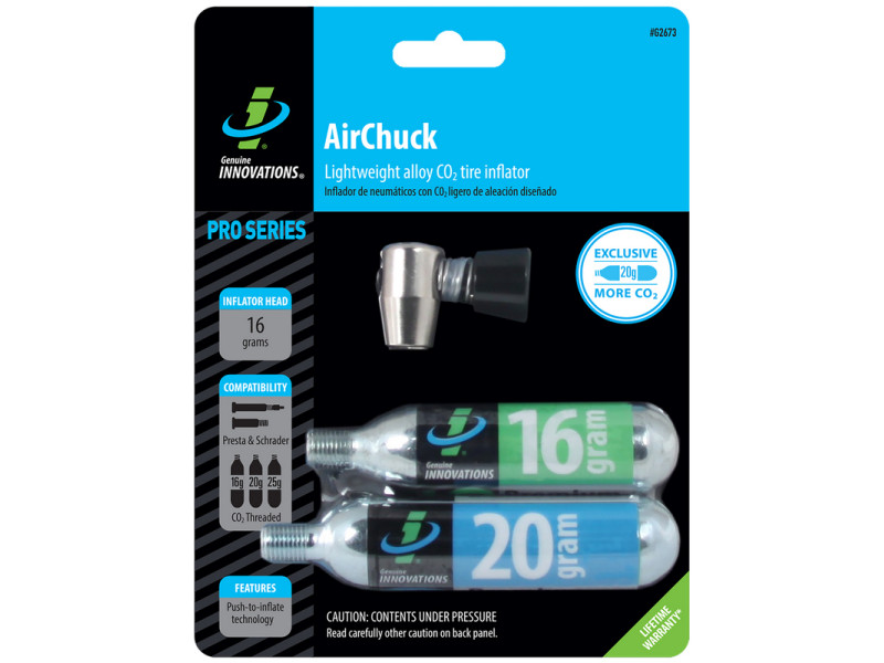 Air Chuck – cyklo hustilka CO2