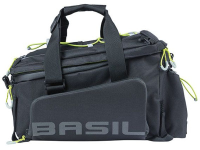 Brašna na nosič Basil Miles XL Pro – černá/limetková Brašna na nosič Basil Miles XL Pro – černá/limetková