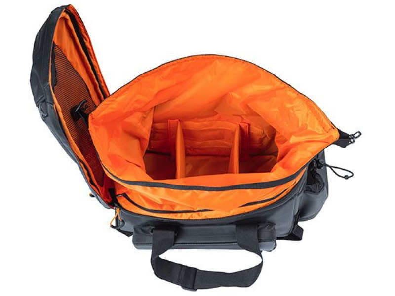 Brašna na nosič Basil Miles XL Pro – černá/oranžová