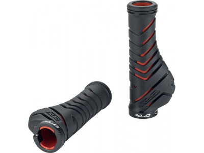 Gripy XLC GR-S30, 130 mm – černá/červená Gripy XLC GR-S30, 130 mm – černá/červená
