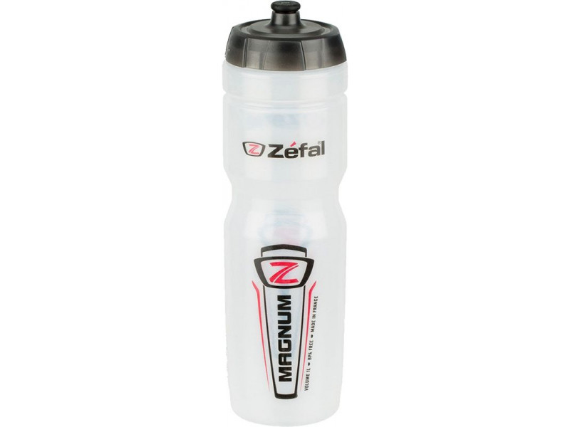 Cyklistická láhev Zéfal Magnum 1L průhledná