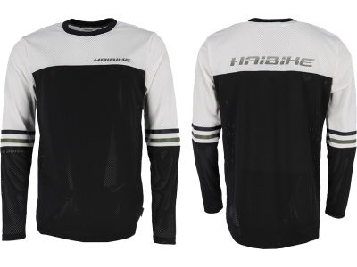 Cyklistický Freeride dres HAIBIKE – černá/bílá