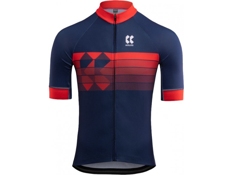 Pánský cyklistický dres KALAS motion Z – modrá/červená