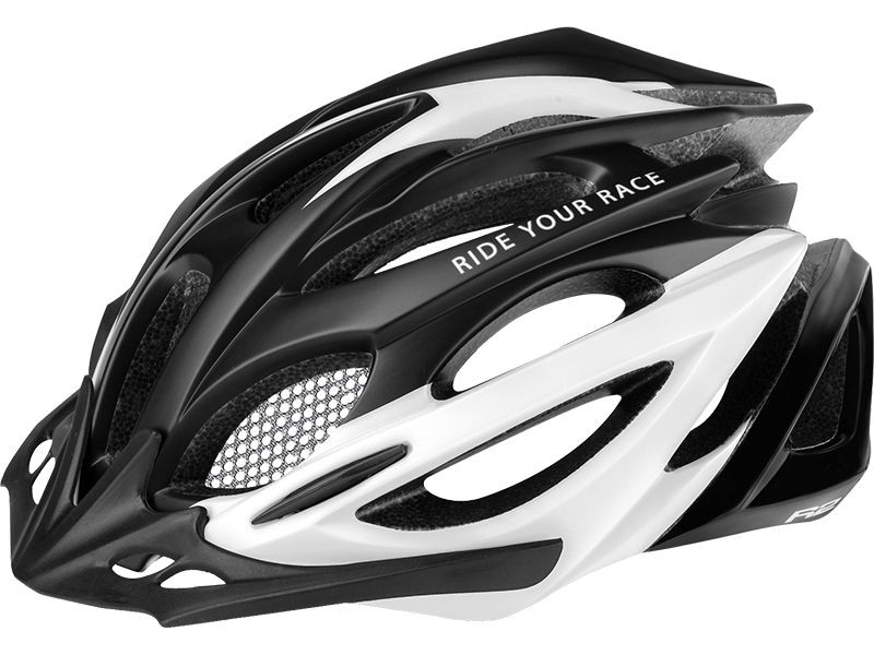 Cyklistická helma R2 ATH02A2 PRO-TEC – černá/bílá