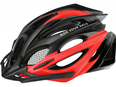 Cyklistická helma R2 ATH02A3 PRO-TEC – červená/černá