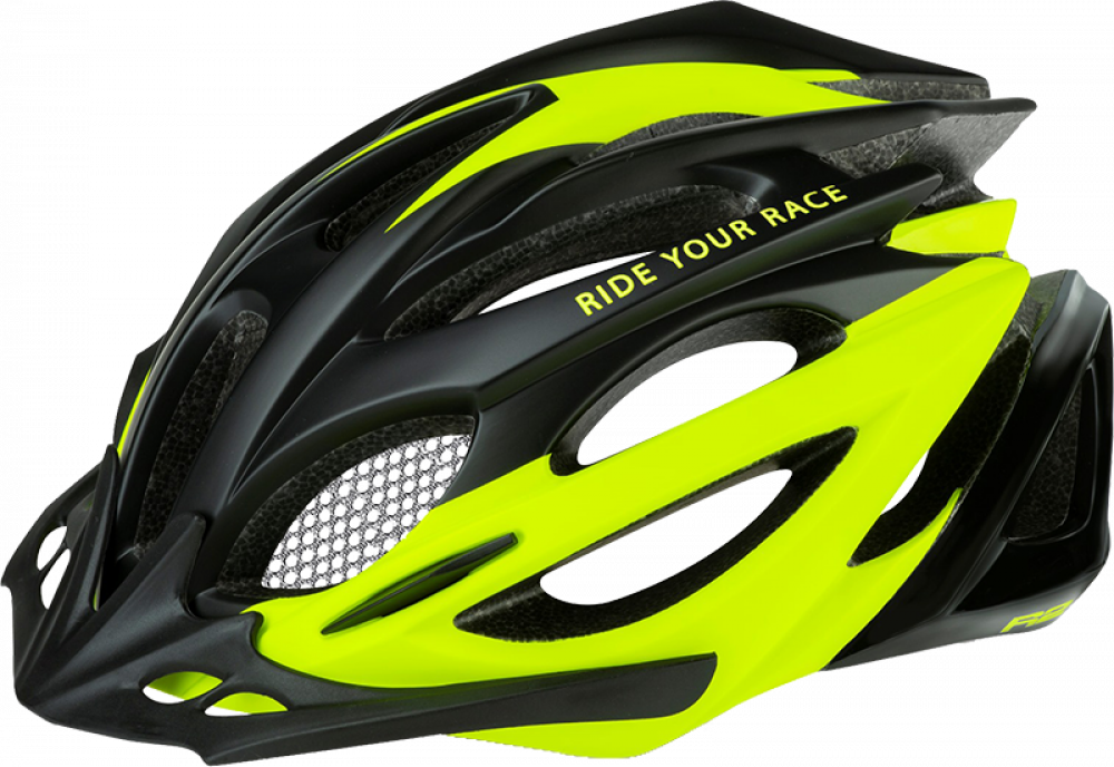 Cyklistická helma R2 ATH02U PRO-TEC – černá/zelená