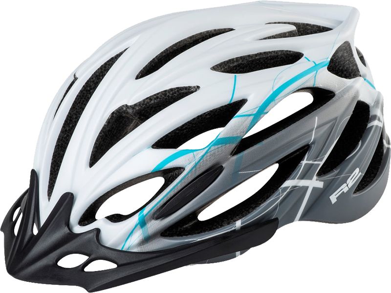 Cyklistická přilba R2 ATH04R ARROW – bílá/šedá