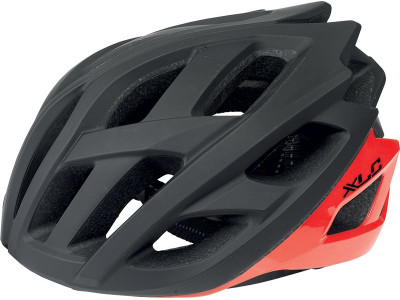 Cyklistická helma XLC BH-C23 – černá/červená Cyklistická helma XLC BH-C23 – černá/červená