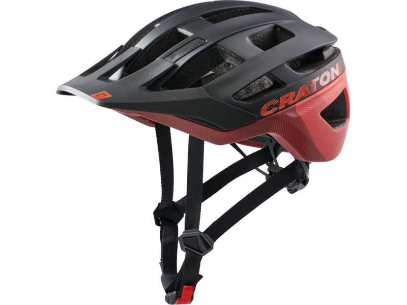 Cyklistická helma Cratoni AllRace – černá/červená