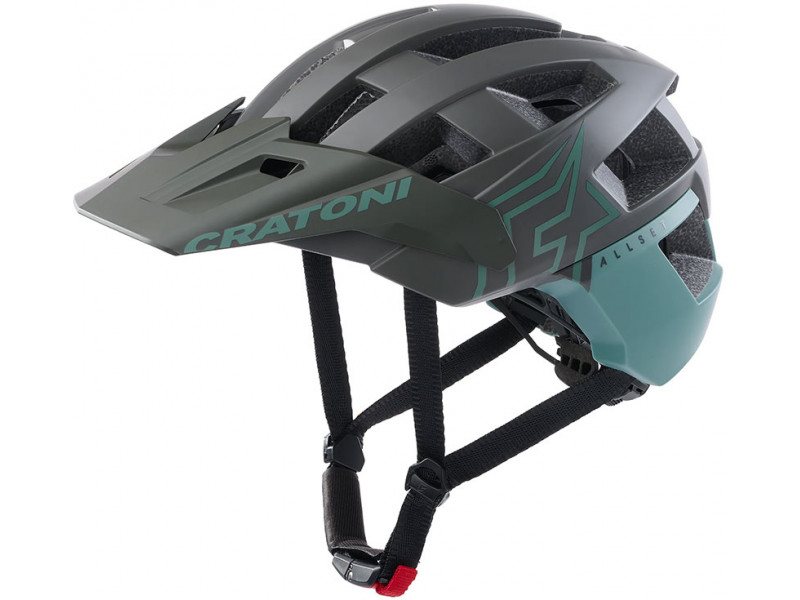 Cyklistická helma Cratoni AllSet Pro – šedá/šalvějová
