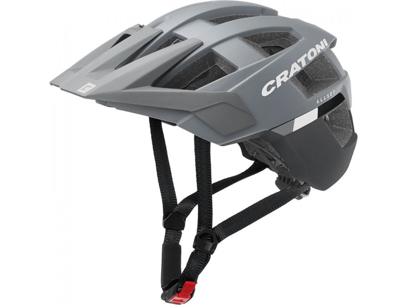 Cyklistická helma Cratoni AllSet – šedá