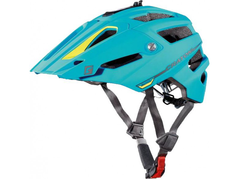 Cyklistická helma Cratoni AllTrack – modrá/žlutá
