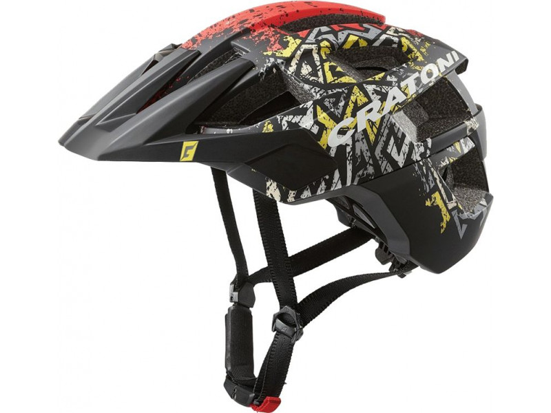 Cyklistická helma Cratoni AllSet černá/červená