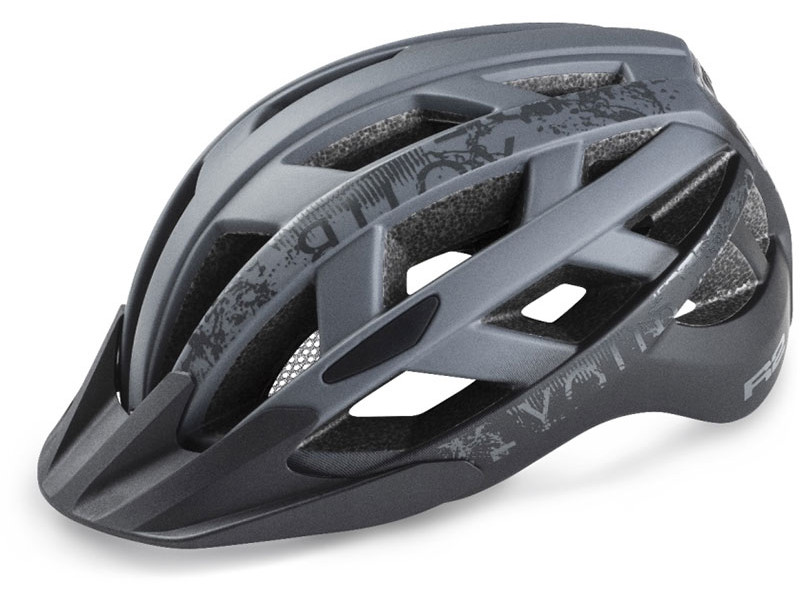Cyklistická helma R2 ATH18V LUMEN – šedá/černá