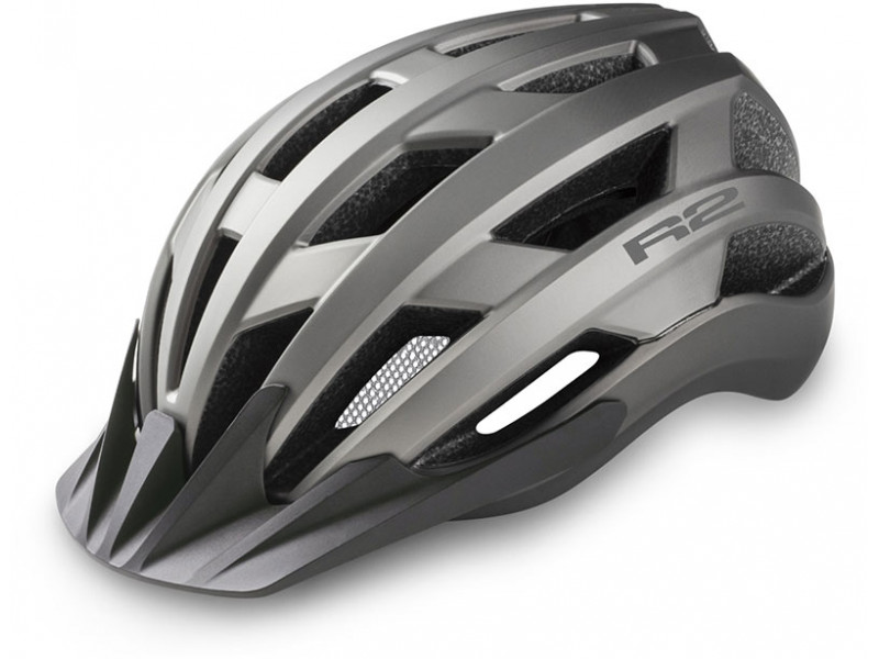 Cyklistická helma R2 ATH26K EXPLORER – šedá