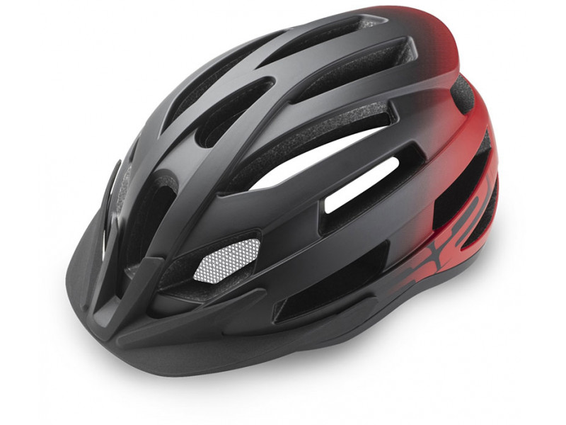Cyklistická helma R2 ATH33G SPIRIT – černá/červená
