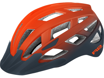 Cyklistická helma R2 ATH18J LUMEN – černá/oranžová