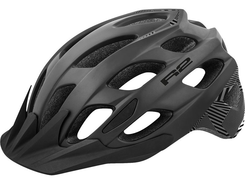 Cyklistická helma R2 ATH22A CLIFF – černá