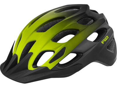Cyklistická helma R2 ATH22E CLIFF – neon žlutá/černá