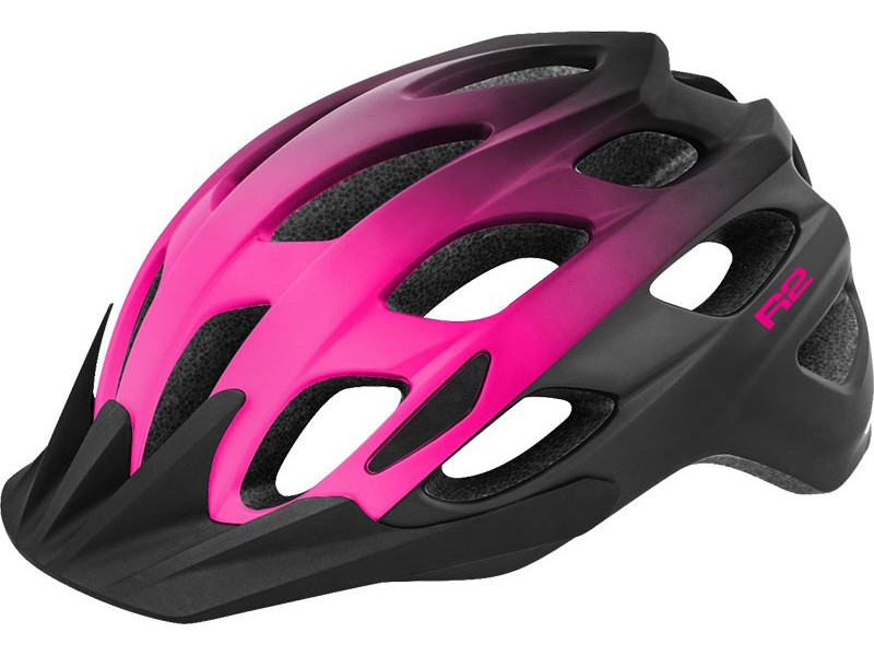 Cyklistická helma R2 ATH22F CLIFF – růžová/černá