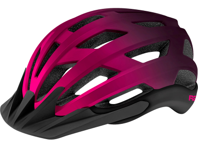 Cyklistická helma R2 ATH26B EXPLORER – růžová/fialová