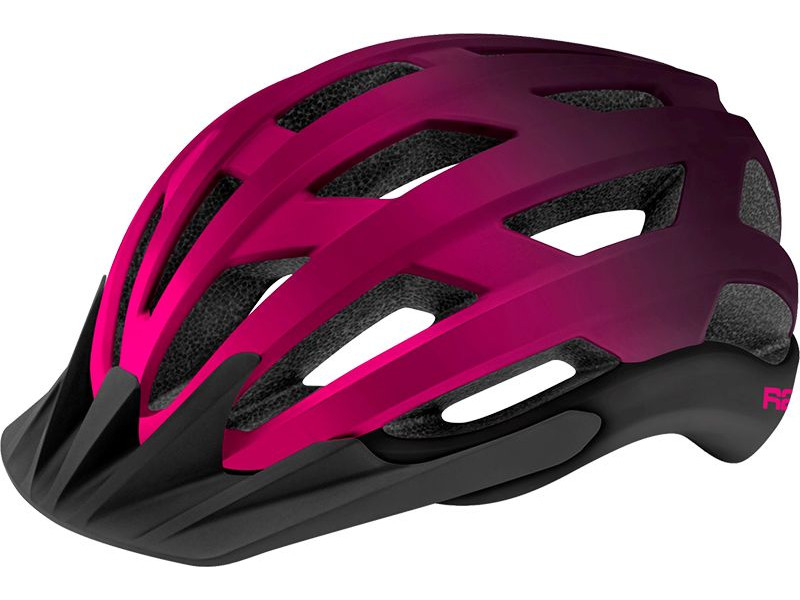 Cyklistická helma R2 ATH26B EXPLORER – růžová/fialová