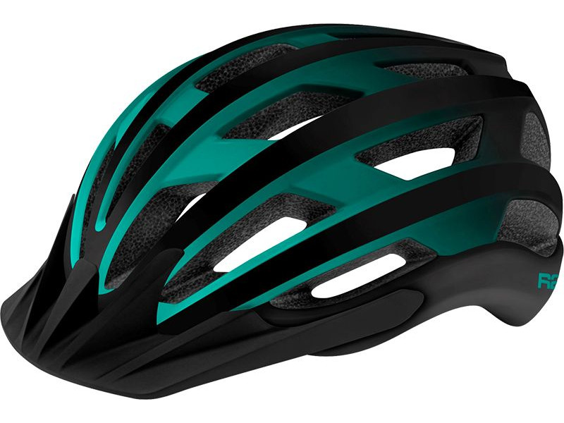 Cyklistická helma R2 ATH26C EXPLORER – tyrkysová/černá