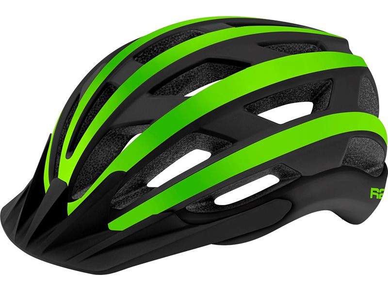 Cyklistická helma R2 ATH26D EXPLORER – zelená/černá