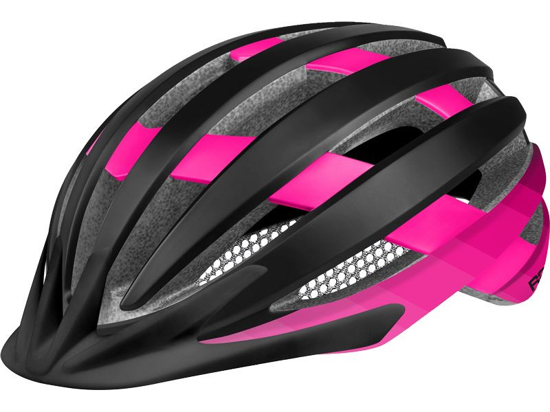 Cyklistická helma R2 ATH27D VENTU – černá/růžová