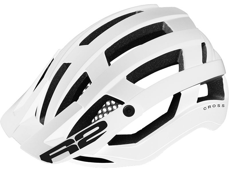 Cyklistická helma R2 ATH32B CROSS – bílá