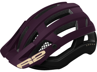 Cyklistická helma R2 ATH32E CROSS – fialová