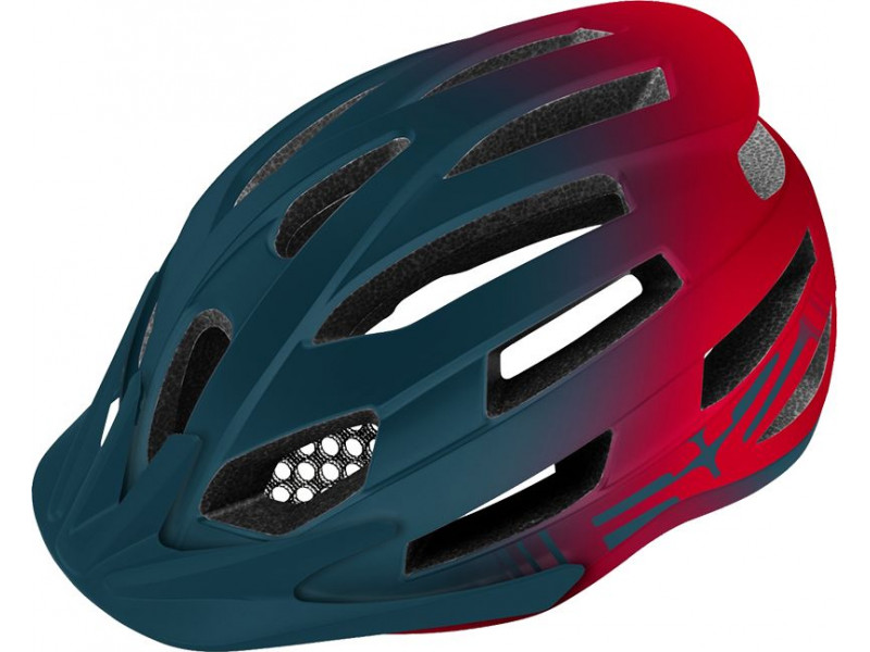 Cyklistická helma R2 ATH33E SPIRIT – modrá/červená