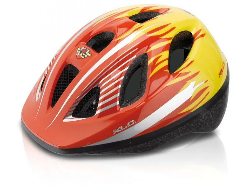 Dětská helma XLC BH-C16 – červená/žlutá