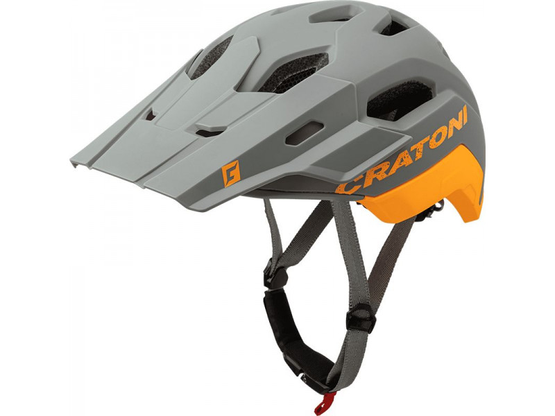 Cyklistická helma Cratoni C-Maniac 2.0 Trail – šedá/oranžová