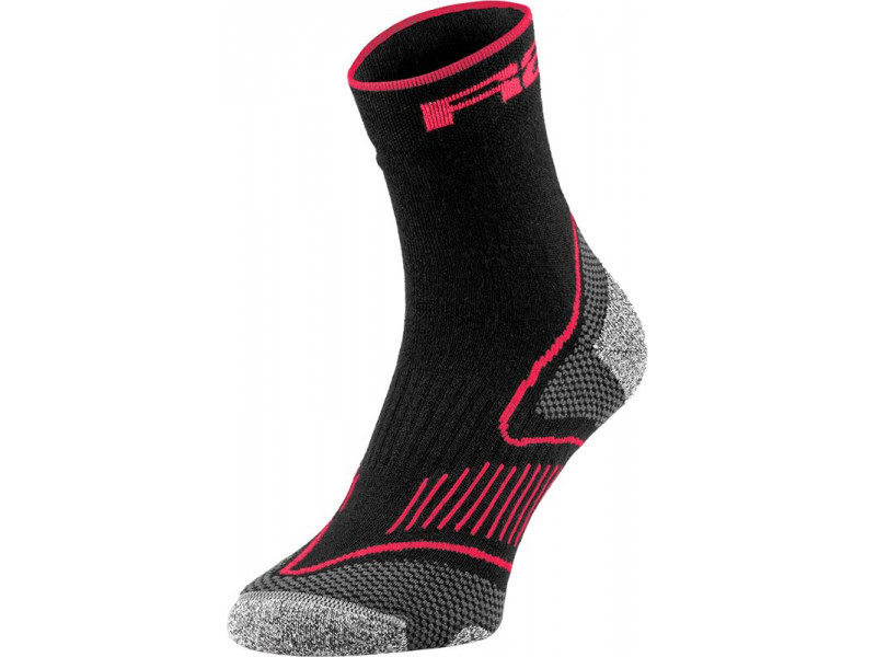 Cyklistické ponožky R2 Challenge ATS12A – černá/červená