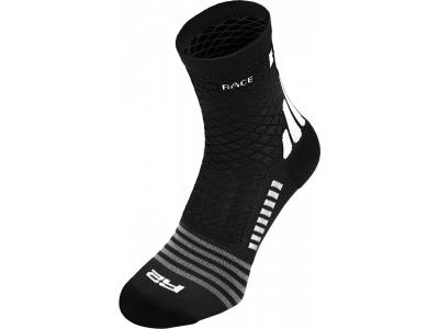 Cyklistické ponožky R2 Mission ATS14B – černá/bílá