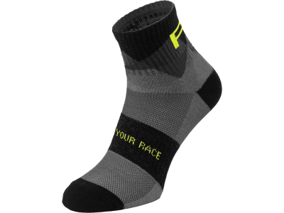 Cyklistické ponožky R2 MOON ATS26A – černá/šedá
