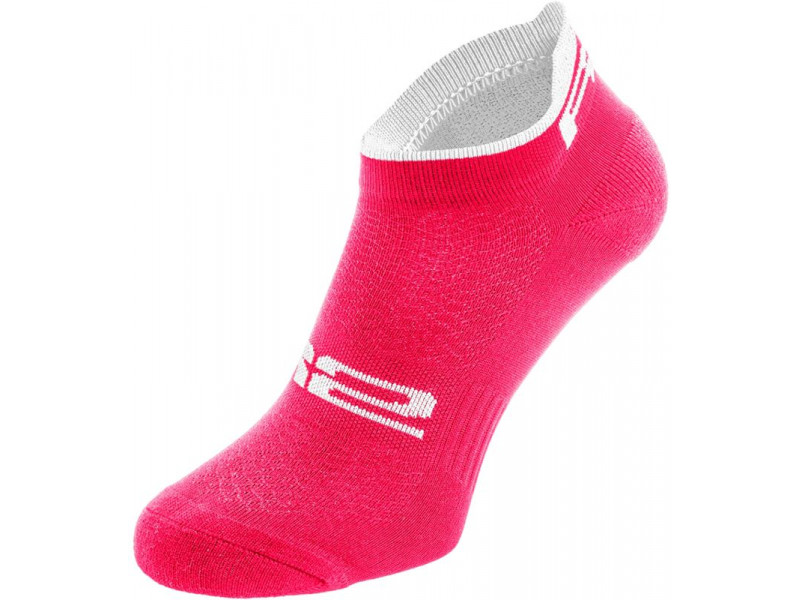 Cyklistické ponožky R2 Tour ATS08C – růžová/bílá