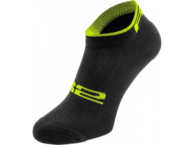 Cyklistické ponožky R2 Tour ATS08D – černá/fluo
