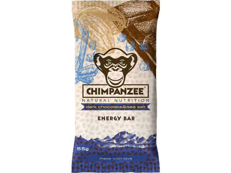 Energetická tyčinka Chimpanzee – Dark Chocolate & Sea Salt