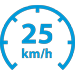 Benefit 25 km/h